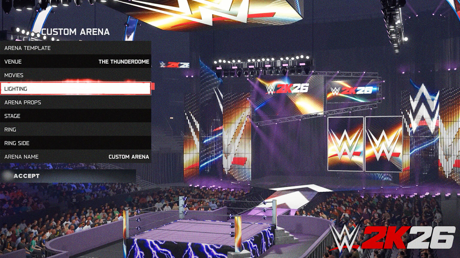 WWE 2K26 Creation Details – Superstars, Arenas, & More